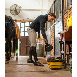 Opvouwbare Horsewipe-mand Geel