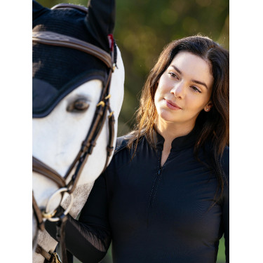 Lichtgewicht Base Layer LeMieux Brilliance Heyden dames Zwart Lichtgewicht Base Layer LeMieux Brilliance Heyden dames Zwart