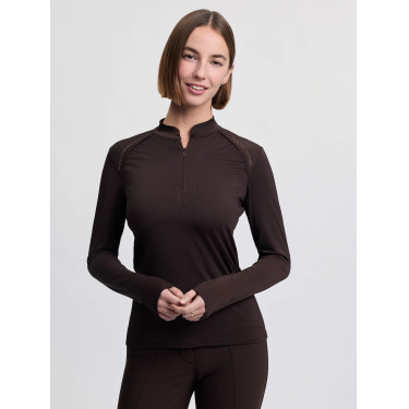 Lichtgewicht Base Layer LeMieux Brilliance Heyden dames Espresso Bruin