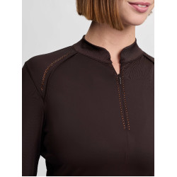 Lichtgewicht Base Layer LeMieux Brilliance Heyden dames Espresso Bruin