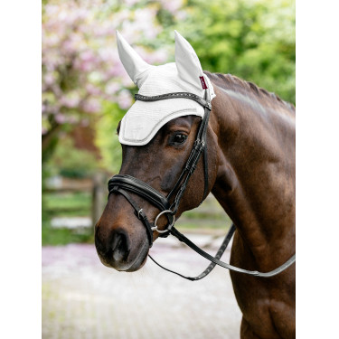 LeMieux Brilliance vliegendeken voor het hoofd Wit LeMieux Brilliance vliegendeken voor het hoofd Wit
