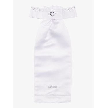 Wedstrijdstropdas LeMieux Brilliance Wit / marineblauw
