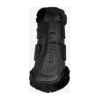 Zachte LeMieux peesbeschermers met fleece rand Brilliance Zwart