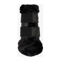 Zachte LeMieux peesbeschermers met fleece rand Brilliance Zwart