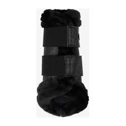 Zachte LeMieux peesbeschermers met fleece rand Brilliance Zwart Zachte LeMieux peesbeschermers met fleece rand Brilliance Zwart