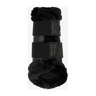 Zachte LeMieux peesbeschermers met fleece rand Brilliance Zwart Zachte LeMieux peesbeschermers met fleece rand Brilliance Zwart