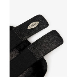 Zachte LeMieux peesbeschermers met fleece rand Brilliance Zwart Zachte LeMieux peesbeschermers met fleece rand Brilliance Zwart