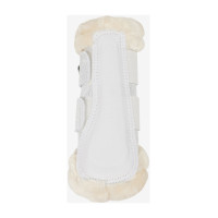 Zachte LeMieux peesbeschermers met fleece rand Brilliance Wit