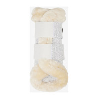 Zachte LeMieux peesbeschermers met fleece rand Brilliance Zwart