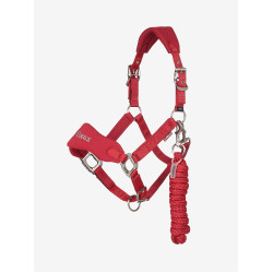 Afneembaar LeMieux Vogue halster Chili Rood Afneembaar LeMieux Vogue halster Chili Rood