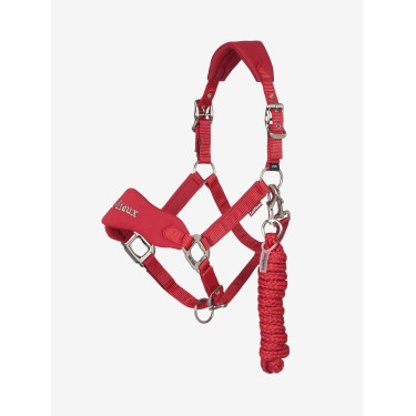 Afneembaar LeMieux Vogue halster Chili Rood Afneembaar LeMieux Vogue halster Chili Rood