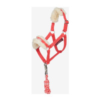 Longeerlijn en halster Hobby Horse LeMieux Harlow Coral Crush Harlow koraalverplettering