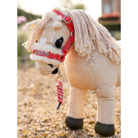 Longe en halster Toy Pony Harlow Coral Crush Harlow koraalverplettering Rood