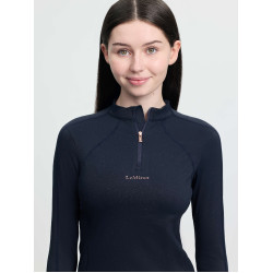 LeMieux Sparkle Young Rider ondershirt Marine Marineblauw LeMieux Sparkle Young Rider ondershirt Marine Marineblauw