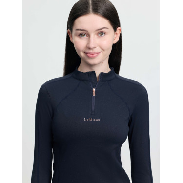 LeMieux Sparkle Young Rider ondershirt Marine Marineblauw LeMieux Sparkle Young Rider ondershirt Marine Marineblauw