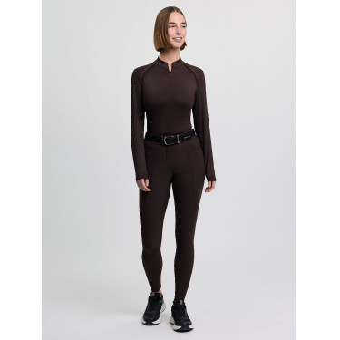 Dames rijbroek LeMieux met siliconen kniestukken Brilliance Espresso Bruin Dames rijbroek LeMieux met siliconen kniestukken Brilliance Espresso Bruin