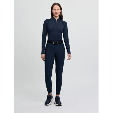 Damesrijbroek LeMieux Brilliance met siliconen zitvlak Marine Marineblauw Damesrijbroek LeMieux Brilliance met siliconen zitvlak Marine Marineblauw