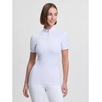 LeMieux wedstrijdpolo met korte mouwen Brilliance Verity dames Wit LeMieux wedstrijdpolo met korte mouwen Brilliance Verity dames Wit