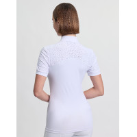 LeMieux wedstrijdpolo met korte mouwen Brilliance Verity dames Wit LeMieux wedstrijdpolo met korte mouwen Brilliance Verity dames Wit