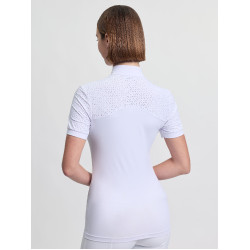 LeMieux wedstrijdpolo met korte mouwen Brilliance Verity dames Wit LeMieux wedstrijdpolo met korte mouwen Brilliance Verity dames Wit