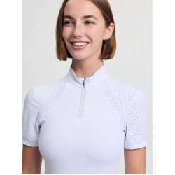 LeMieux wedstrijdpolo met korte mouwen Brilliance Verity dames Wit LeMieux wedstrijdpolo met korte mouwen Brilliance Verity dames Wit