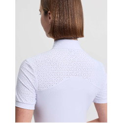 LeMieux wedstrijdpolo met korte mouwen Brilliance Verity dames Wit LeMieux wedstrijdpolo met korte mouwen Brilliance Verity dames Wit