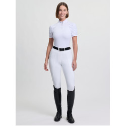 LeMieux wedstrijdpolo met korte mouwen Brilliance Verity dames Wit LeMieux wedstrijdpolo met korte mouwen Brilliance Verity dames Wit