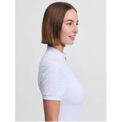 LeMieux wedstrijdpolo met korte mouwen Brilliance Verity dames Wit LeMieux wedstrijdpolo met korte mouwen Brilliance Verity dames Wit