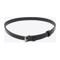 LeMieux Kudos Flash-neusriem in gelakt leer Zwart / zilver