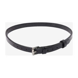 LeMieux Kudos Flash-neusriem in gelakt leer Zwart / zilver