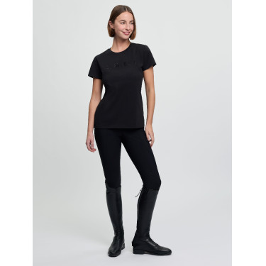 LeMieux Brilliance dames T-shirt met korte mouwen Zwart