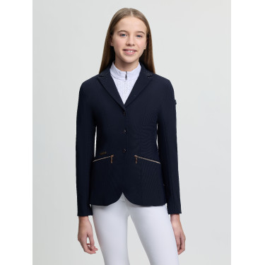 Junior Pro wedstrijdjas LeMieux Brilliance Marine Marineblauw