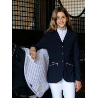 Junior Pro wedstrijdjas LeMieux Brilliance Marine Marineblauw