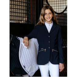 Junior Pro wedstrijdjas LeMieux Brilliance Marine Marineblauw