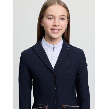 Junior Pro wedstrijdjas LeMieux Brilliance Marine Marineblauw