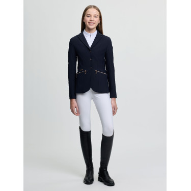 Junior Pro wedstrijdjas LeMieux Brilliance Marine Marineblauw