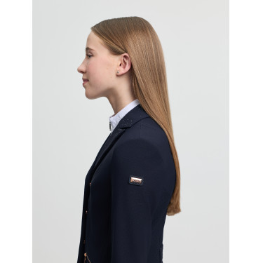 Junior Pro wedstrijdjas LeMieux Brilliance Marine Marineblauw