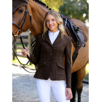 Wedstrijdjasje LeMieux Brilliance Diana dames Espresso Bruin