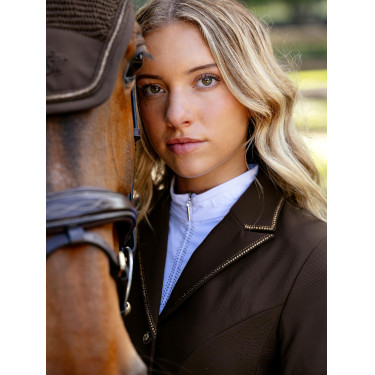 Wedstrijdjasje LeMieux Brilliance Diana dames Espresso Bruin