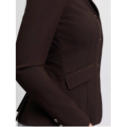 Wedstrijdjasje LeMieux Brilliance Diana dames Espresso Bruin
