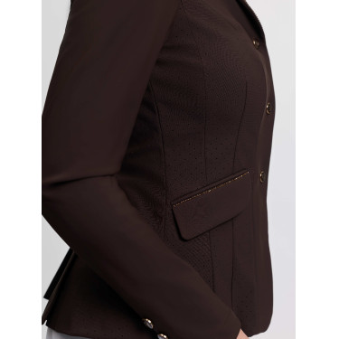 Wedstrijdjasje LeMieux Brilliance Diana dames Espresso Bruin