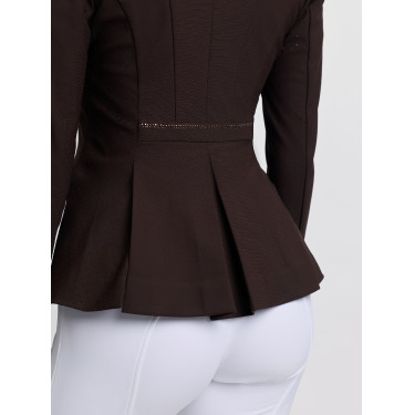 Wedstrijdjasje LeMieux Brilliance Diana dames Espresso Bruin
