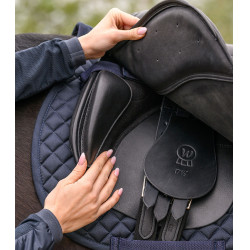 Waldhausen veelzijdigheidszadel Comfort leer Zwart