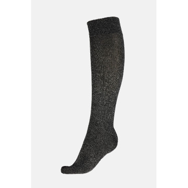 B Vertigo Shimmer bamboe rijlaarzensokken Zwarte schoonheid