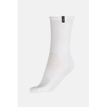 Horze sportsokken Wit / turquoiseblauw