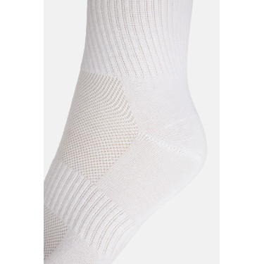 Horze sportsokken Wit / turquoiseblauw