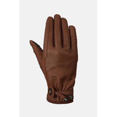 Horze western leren rijhandschoenen Dakota Bruin