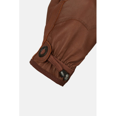 Horze western leren rijhandschoenen Dakota Bruin