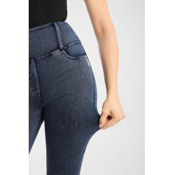 Horze Emery dames western rijlegging met bootcut in denimlook Blauw denim