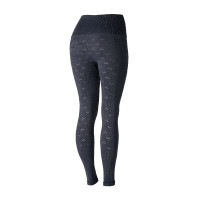 Dames naadloze Horze paardrijlegging Vanessa met fullseat van siliconen Denim Blauw